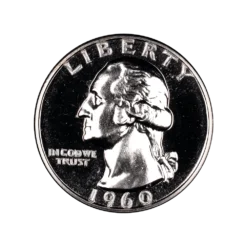 1960 Proof Washington Quarter Obverse