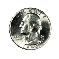 1959-D Washington Quarter Uncirculated Obverse
