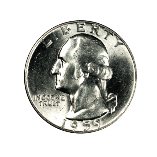 1959-D Washington Quarter Uncirculated Obverse