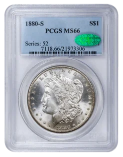 1880-S Morgan Dollar PCGS MS66 CAC