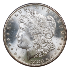 1880-S Morgan Dollar PCGS MS66 CAC