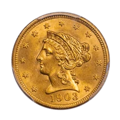 1903 $2.50 Liberty Head PCGS MS62