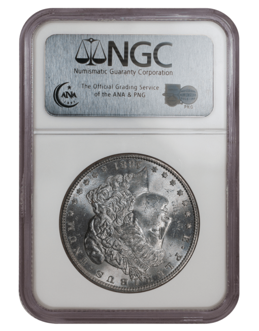 1881-S $1 Silver Dollar Morgan NGC MS64★