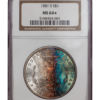 1881-S $1 Silver Dollar Morgan NGC MS64★