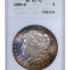 1888-O Morgan Silver Dollar ANACS MS63 PL Soapbox