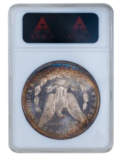 1888-O Morgan Silver Dollar ANACS MS63 PL Soapbox