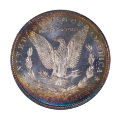 1888-O Morgan Silver Dollar ANACS MS63 PL Soapbox