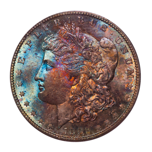 1882-S Morgan Silver Dollar PCGS MS65