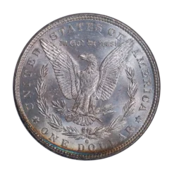 1882-O Morgan Silver Dollar NGC MS64 CAC Toned