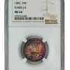 1893 Isabella Commemorative Quarter NGC MS64