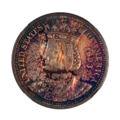 1893 Isabella Commemorative Quarter NGC MS64