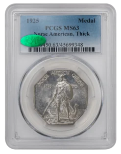 1925 Norse American Medal PCGS MS63 CAC (Thick)