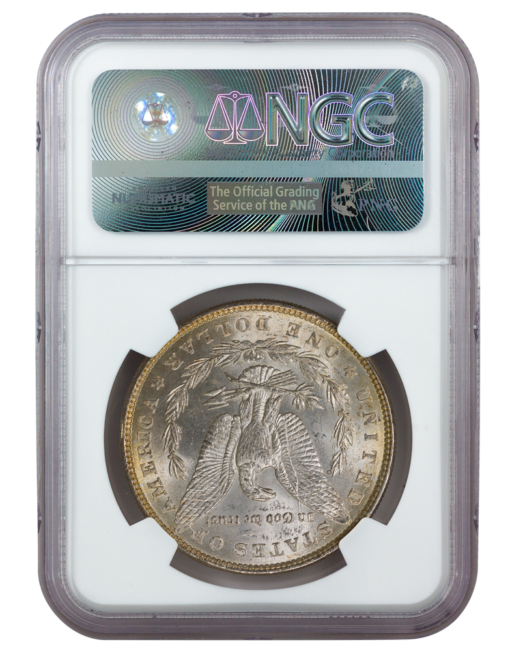 1886 Morgan Silver Dollar NGC MS64★ Toned