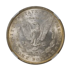 1886 Morgan Silver Dollar NGC MS64★ Toned