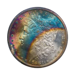 1881-S Morgan Dollar PCGS MS65 Toned