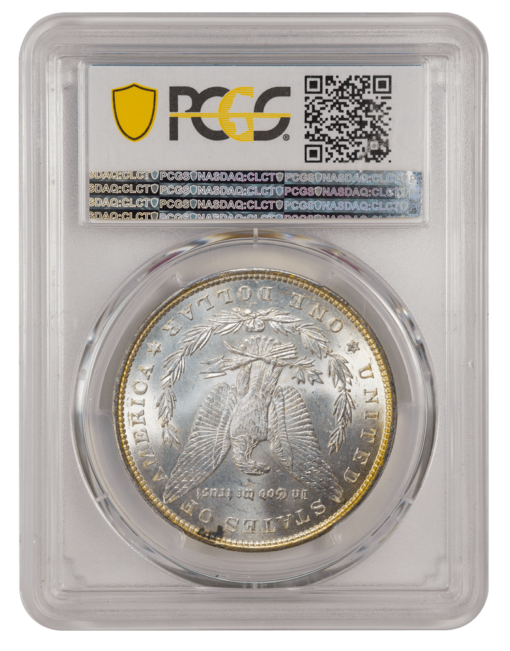 1896 Morgan Dollar PCGS MS65 Toned