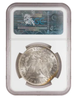 1884-O Morgan Dollar NGC MS64+★ Toned