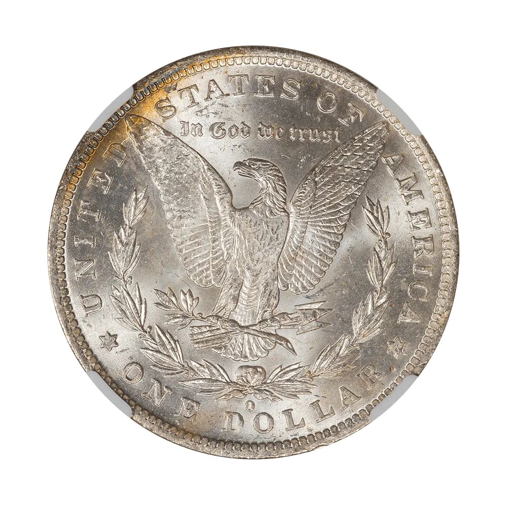 1884-O Morgan Dollar NGC MS64+★ Toned