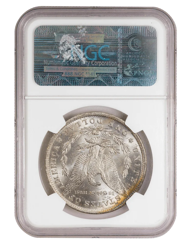 1884-O Morgan Dollar NGC MS64+★ Toned