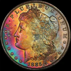 1885-O Morgan Dollar PCGS MS64 (Toned)