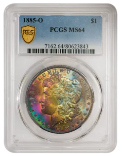 1885-O Morgan Dollar PCGS MS64 (Toned)