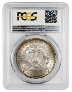 1896 Morgan Silver Dollar PCGS MS65+ CAC Toned