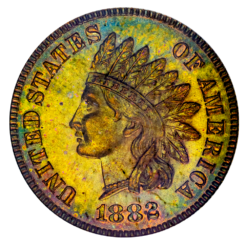 1882 Indian Head Cent PCGS PR64 BN Toned