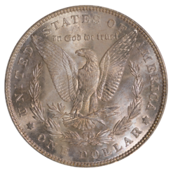 1887 Morgan Silver Dollar PCGS MS65 CAC Toned