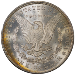 1884-O Morgan Silver Dollar PCGS MS63 Toned